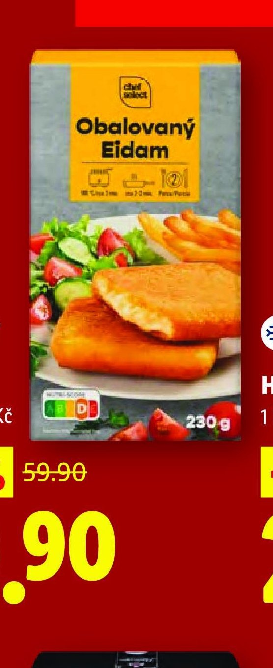 CHEF SELECT Obalovaný Eidam