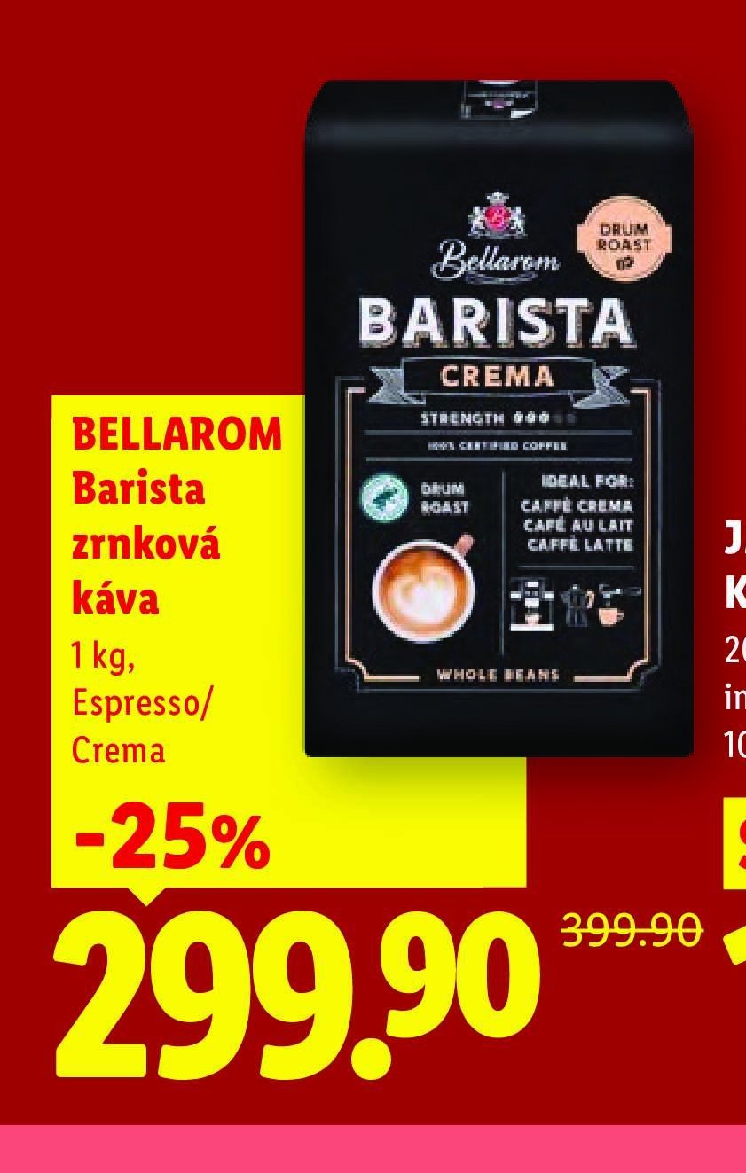 BELLAROM Barista zrnková káva