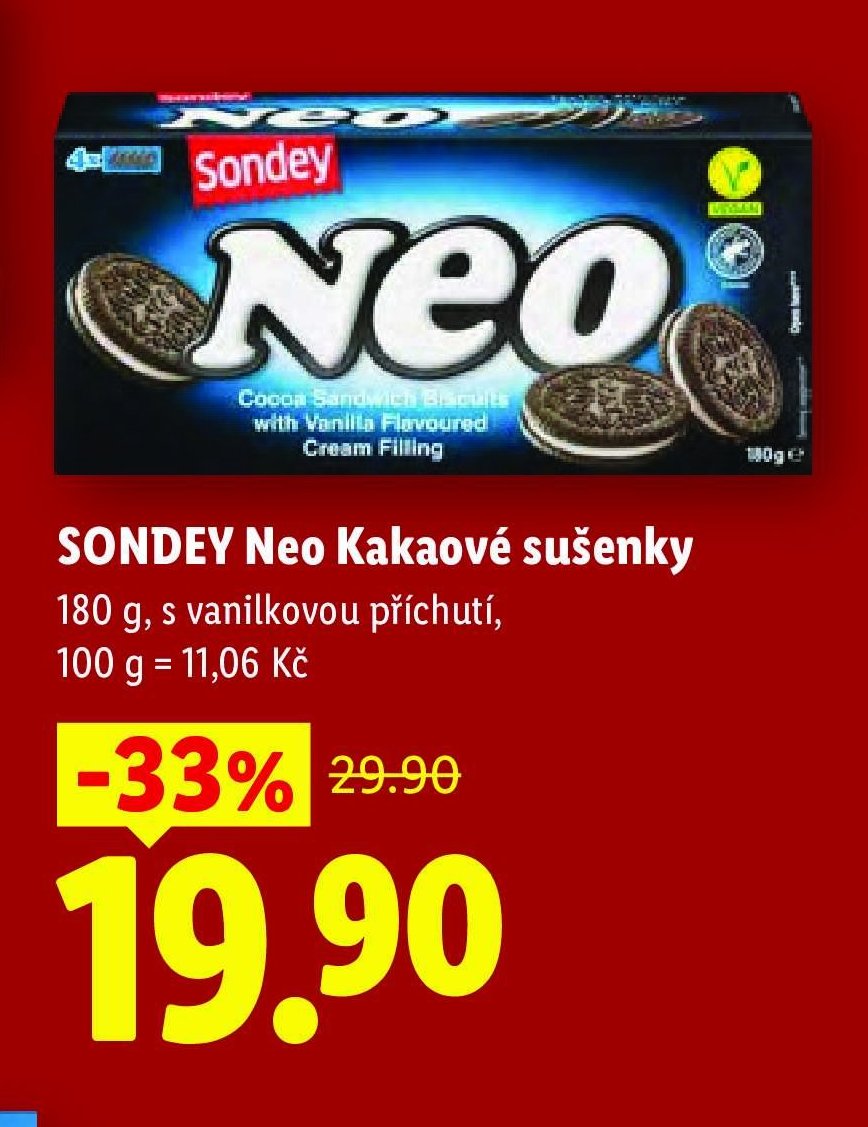 SONDEY Neo Kakaové sušenky