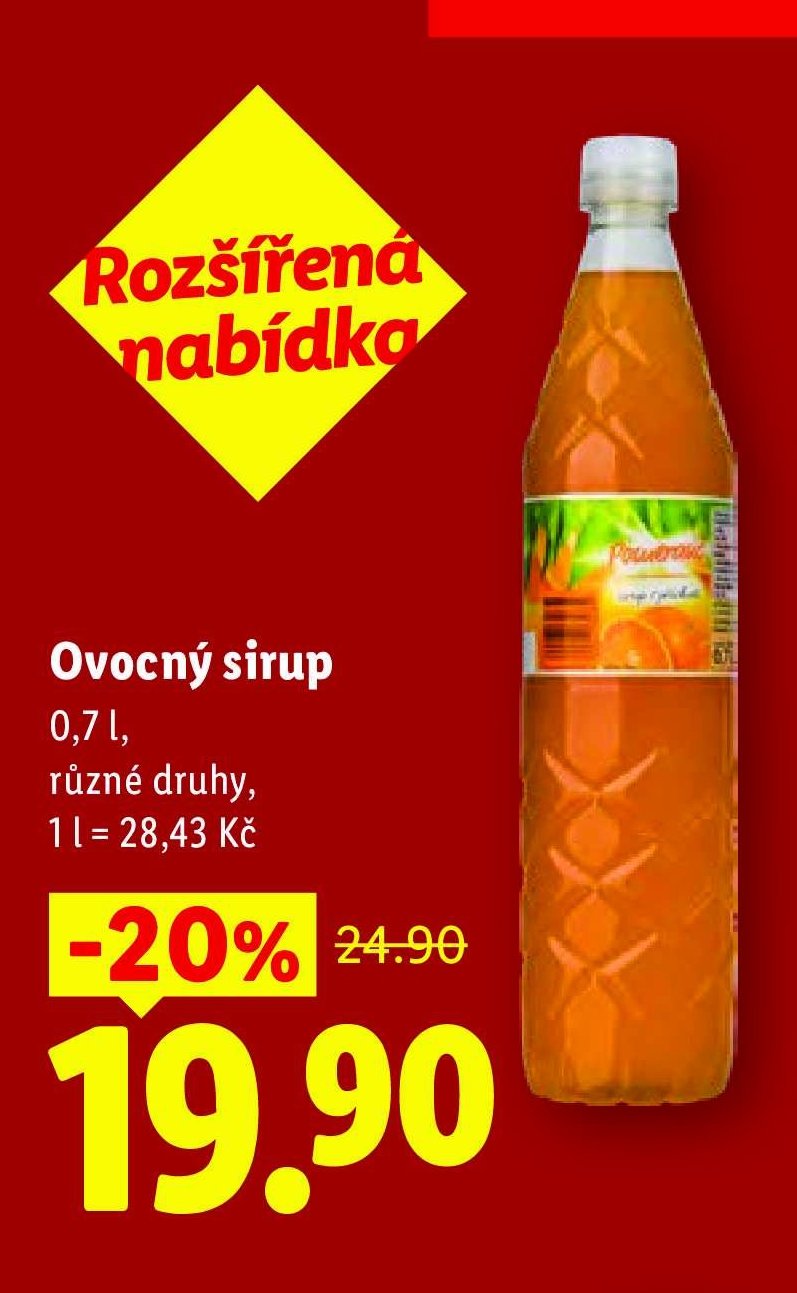 Ovocný sirup
