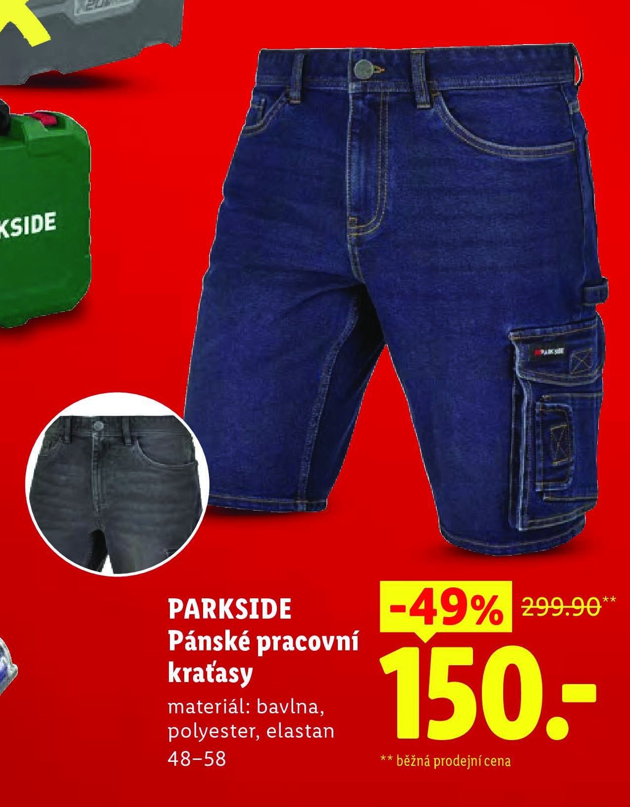 PARKSIDE Pánské pracovní kraťasy