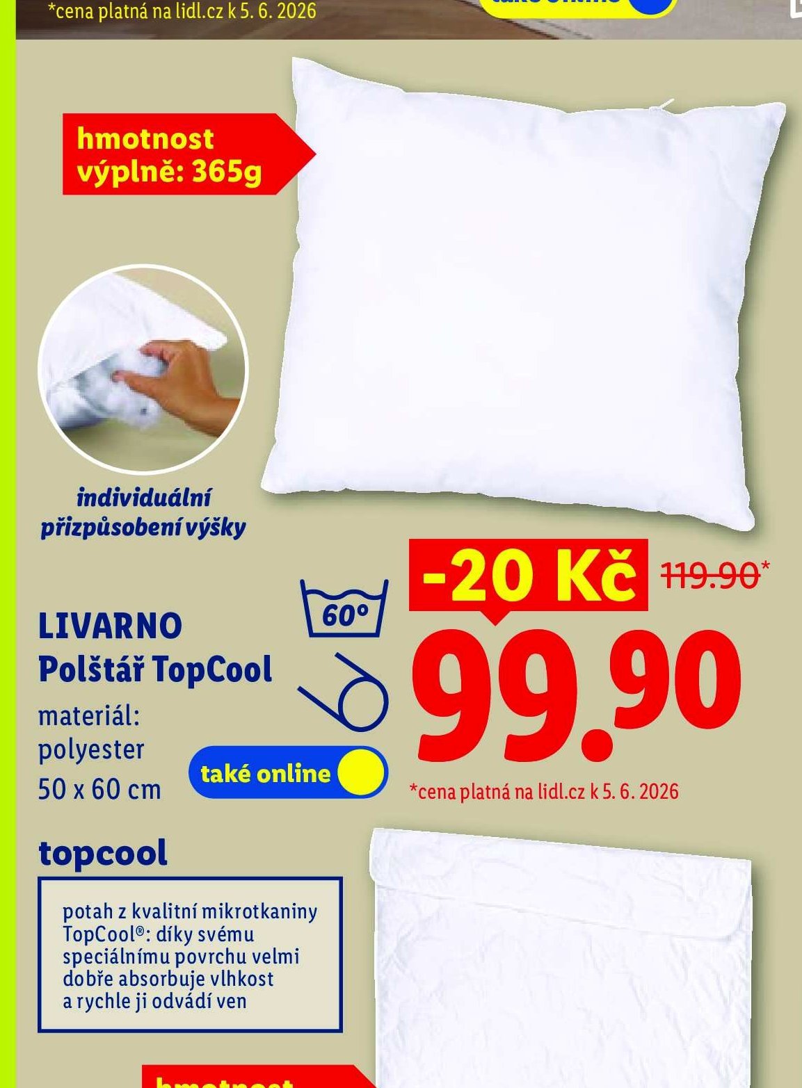 LIVARNO Polštář TopCool