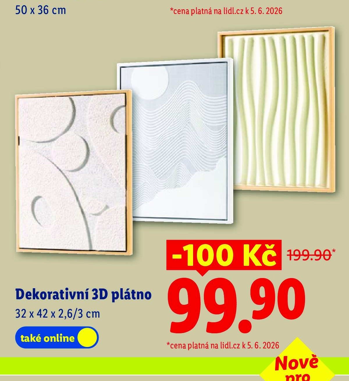 Dekorativní 3D plátno