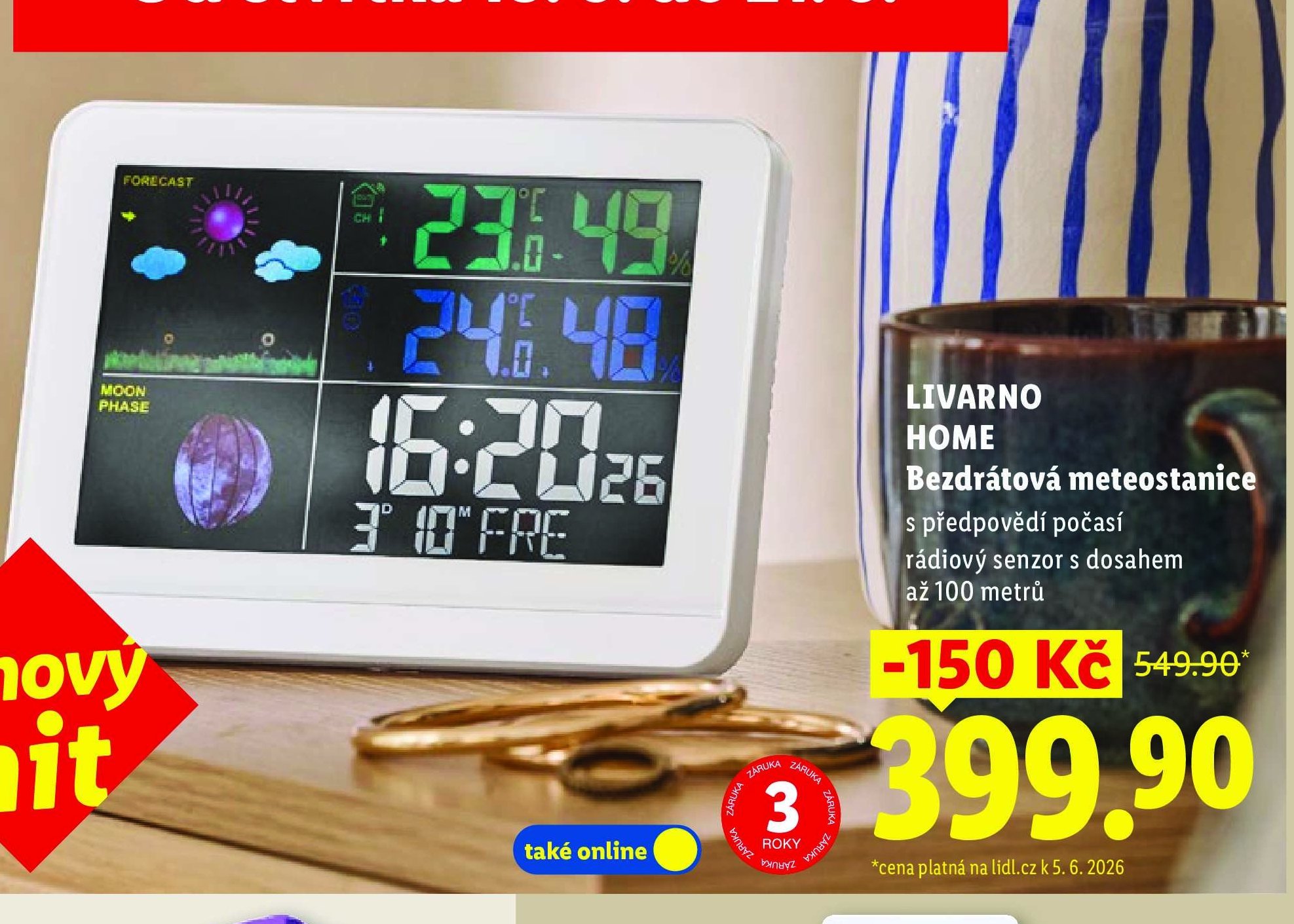 LIVARNO HOME Bezdrátová meteostanice