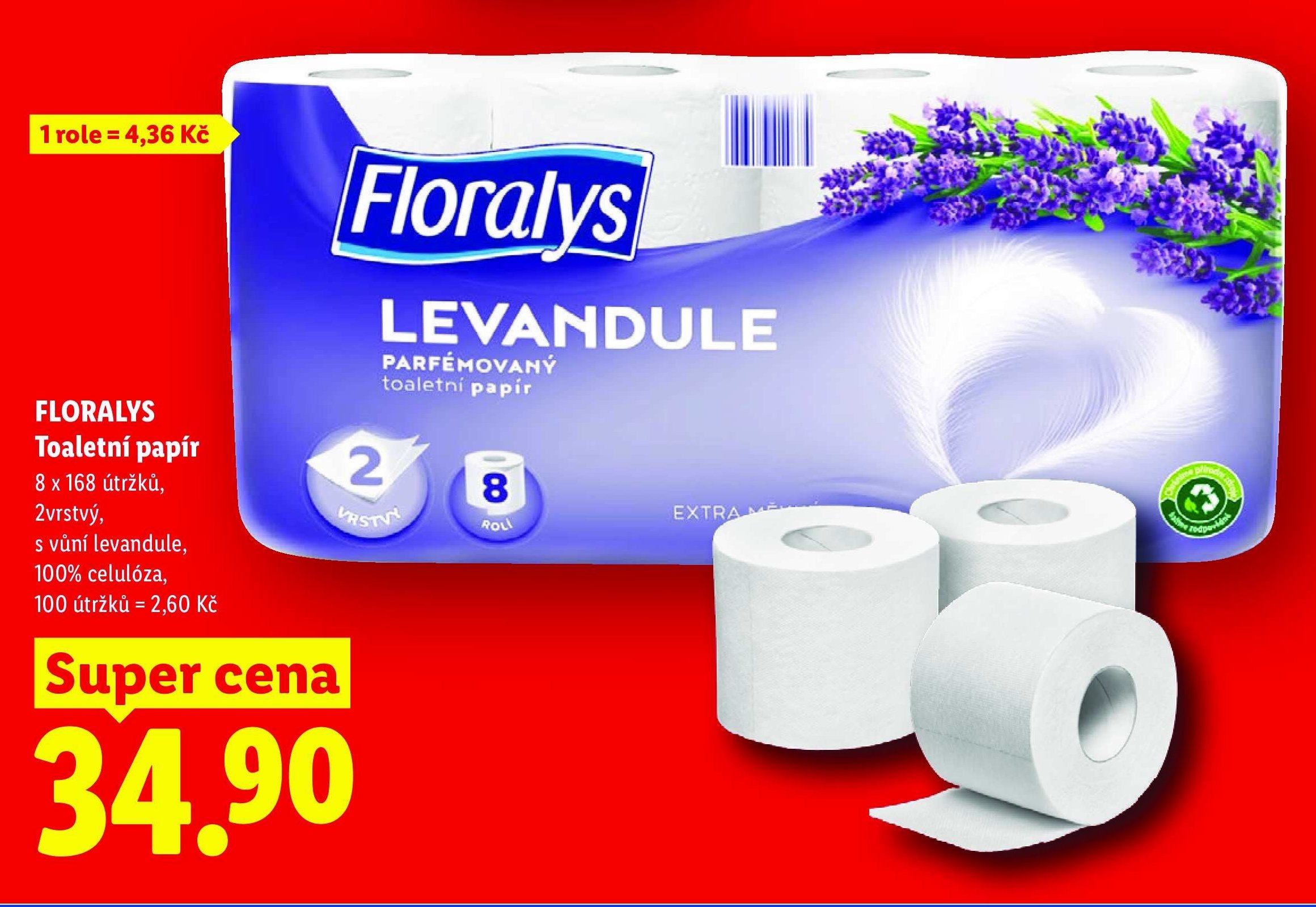 FLORALYS Toaletní papír