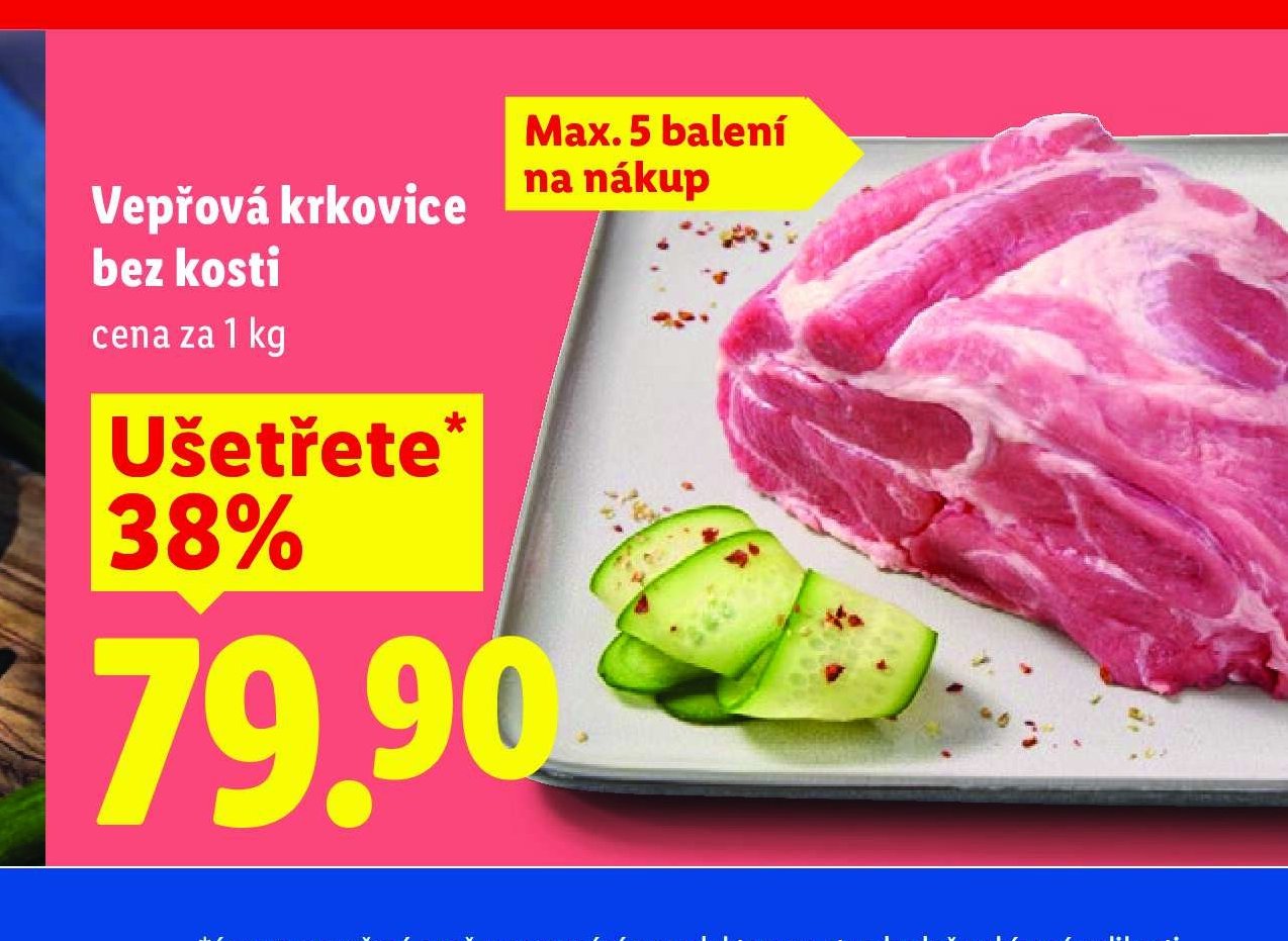 Vepřová krkovice bez kosti
