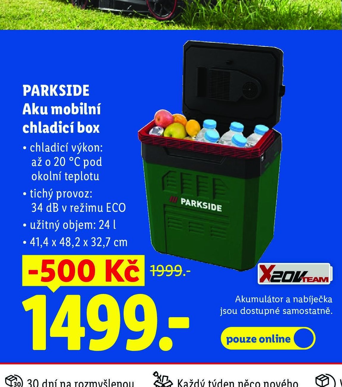 PARKSIDE Aku mobilní chladicí box