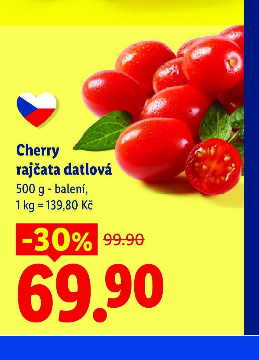 Cherry rajčata datlová