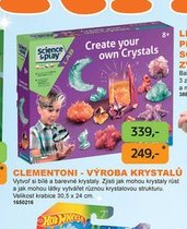 CLEMENTONI - VÝROBA KRYSTALŮ