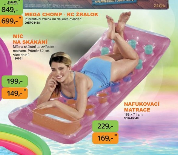 NAFUKOVACÍ MATRACE