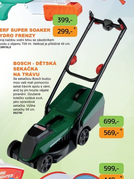 BOSCH - DĚTSKÁ SEKAČKA NA TRÁVU