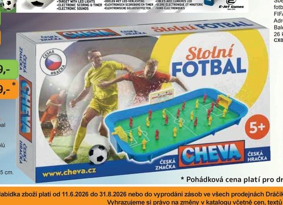 STOLNÍ FOTBAL CHEVA 340012