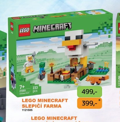 LEGO MINECRAFT SLEPIČÍ FARMA