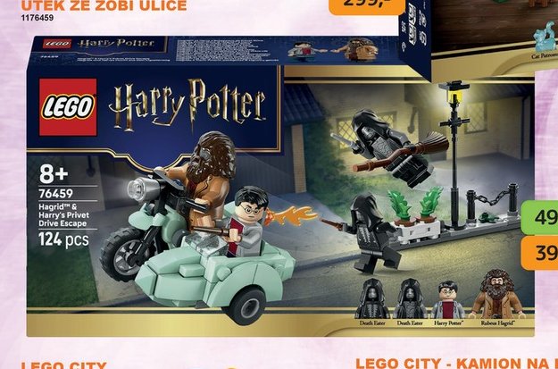 LEGO HARRY POTTER HAGRID A HARRYHO ÚTĚK ZE ZOBÍ ULICE