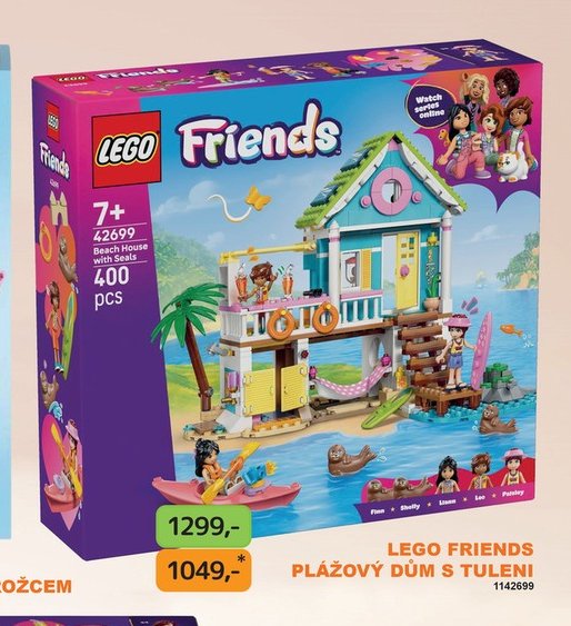 LEGO FRIENDS - PLÁŽOVÝ DŮM S TULENI