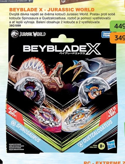 BEYBLADE X - JURASSIC WORLD