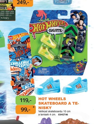 HOT WHEELS SKATEBOARD A TENISKY
