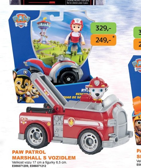 PAW PATROL MARSHALL S VOZIDLEM