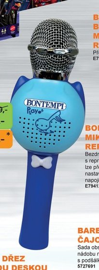 Bontempi mikrofon s reproduktorem