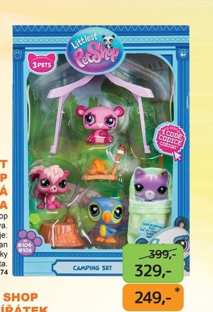 LITTLEST PET SHOP KEMPINGOVÁ SOUPRAVA