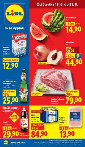 akční leták Lidl 18.6.2026-21.6.2026