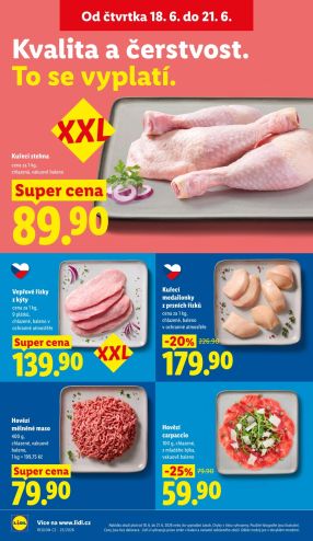 akční leták Lidl 18.6.2026-21.6.2026
