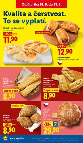 akční leták Lidl 18.6.2026-21.6.2026