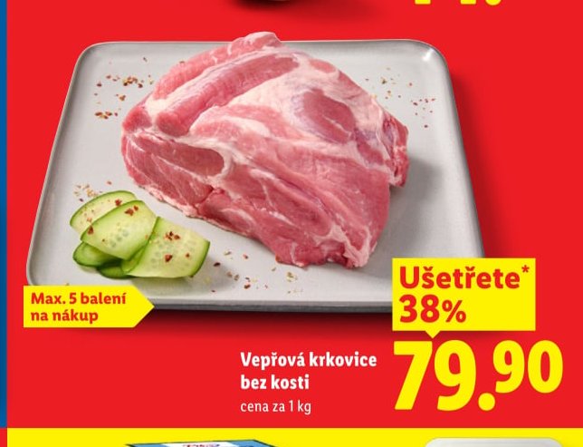 Vepřová krkovice bez kosti
