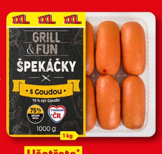 GRILL & FUN Špekáčky s goudou