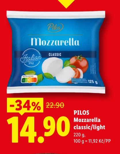 PILOS Mozzarella classic/light