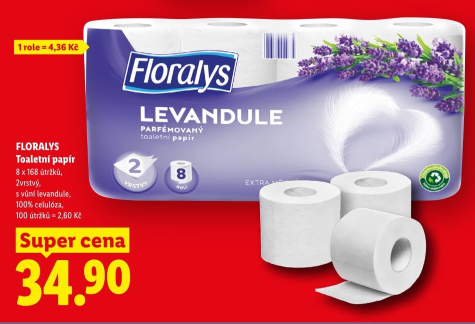 FLORALYS Toaletní papír