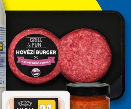 Grill & Fun Hovězí burger Smoky Bacon & Onion