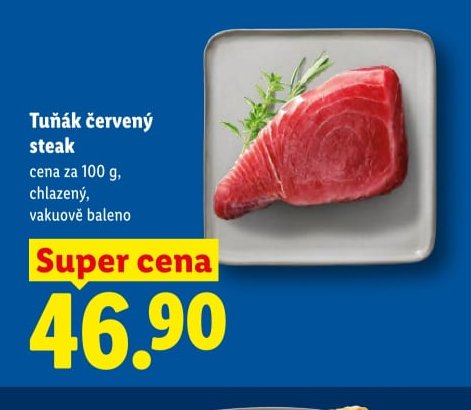 Tuňák červený steak