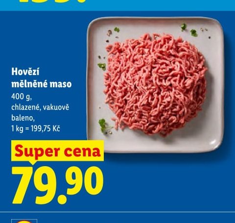 Hovězí mělněné maso