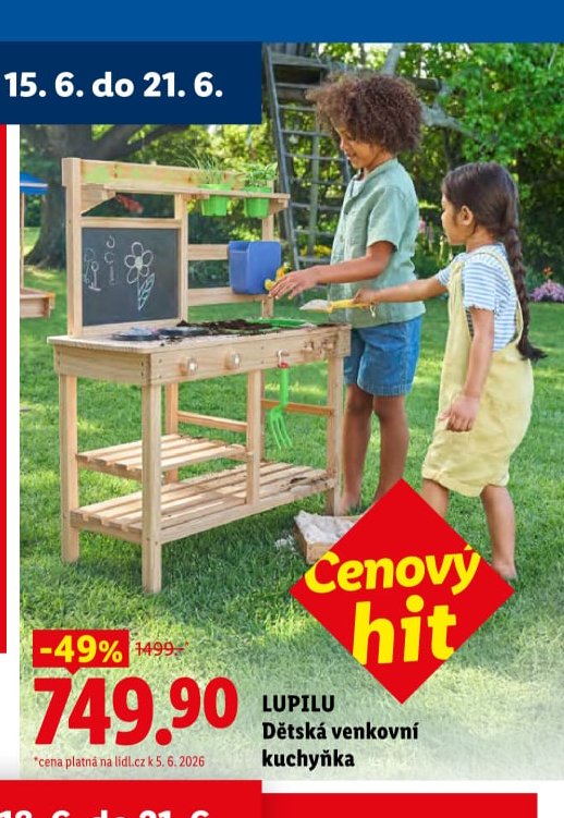 LUPILU Dětská venkovní kuchyňka