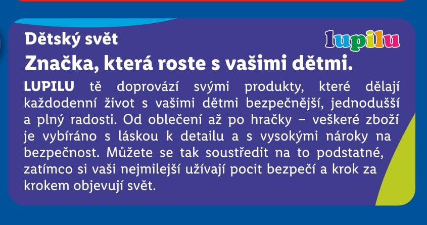 Dětský svět - LUPILU