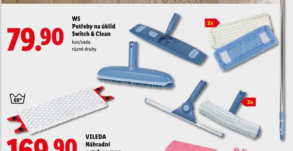 W5 Potřeby na úklid Switch & Clean