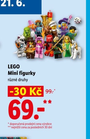 LEGO Mini figurky různé druhy