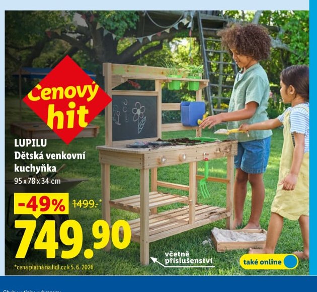 LUPILU Dětská venkovní kuchyňka