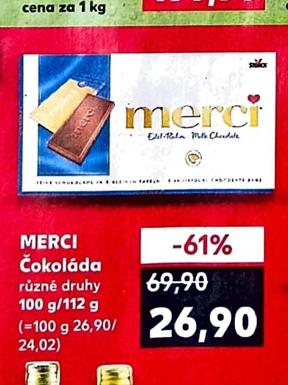 MERCI Čokoláda