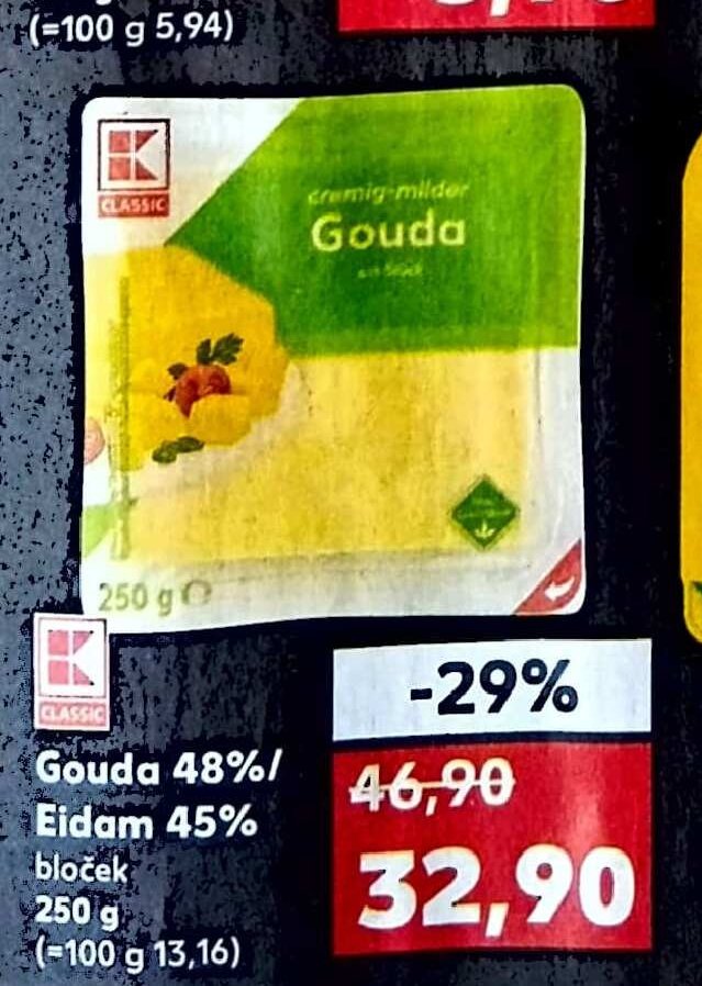 Gouda 48% / Eidam 45%