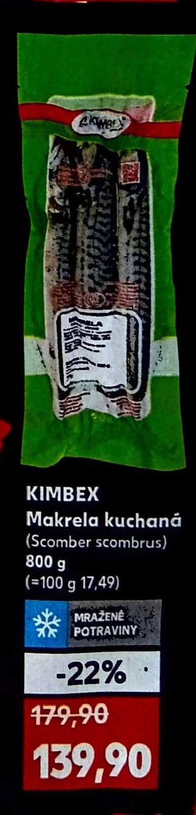 KIMBEX Makrela kuchaná