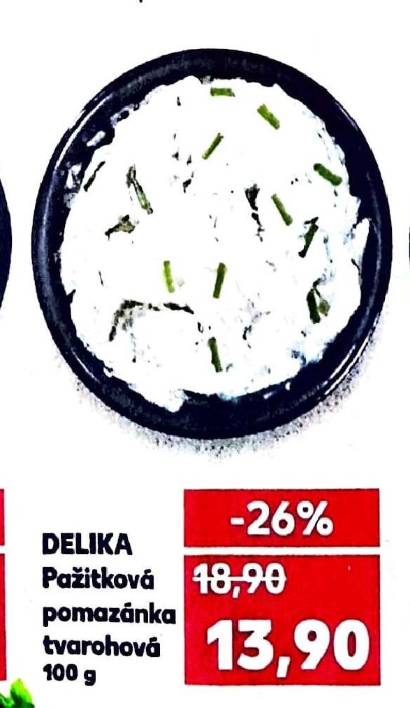 DELIKA Pažitková pomazánka
