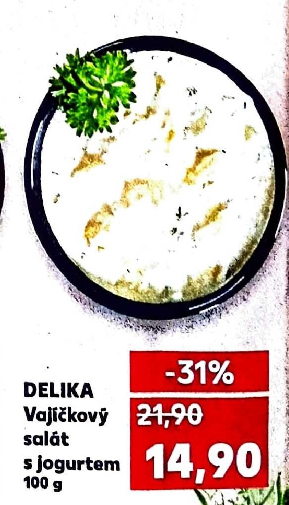 DELIKA Vajíčkový salát s jogurtem