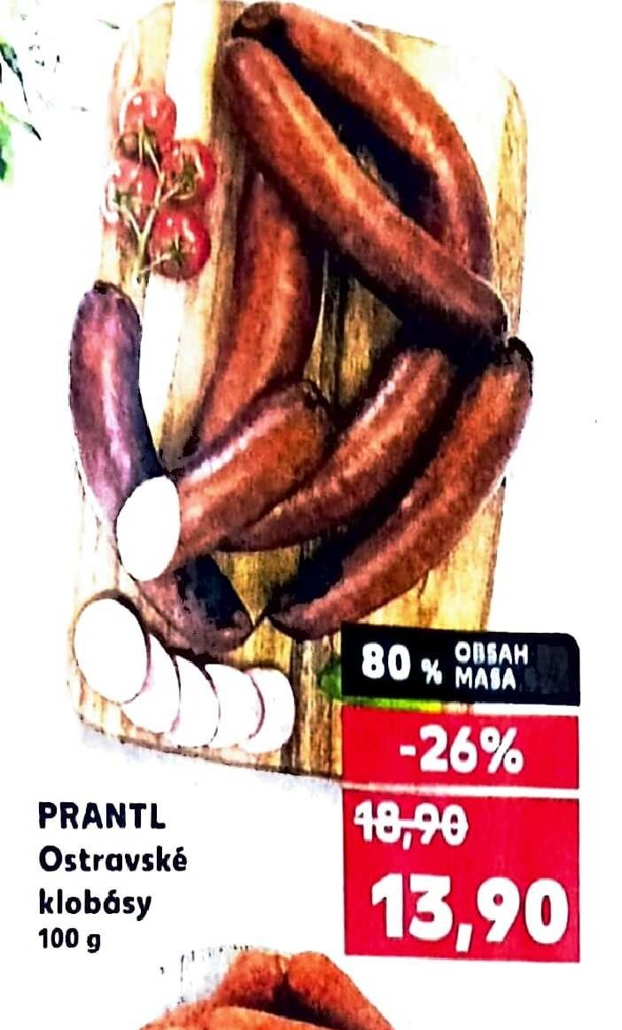 PRANTL Ostravské klobásy 100 g