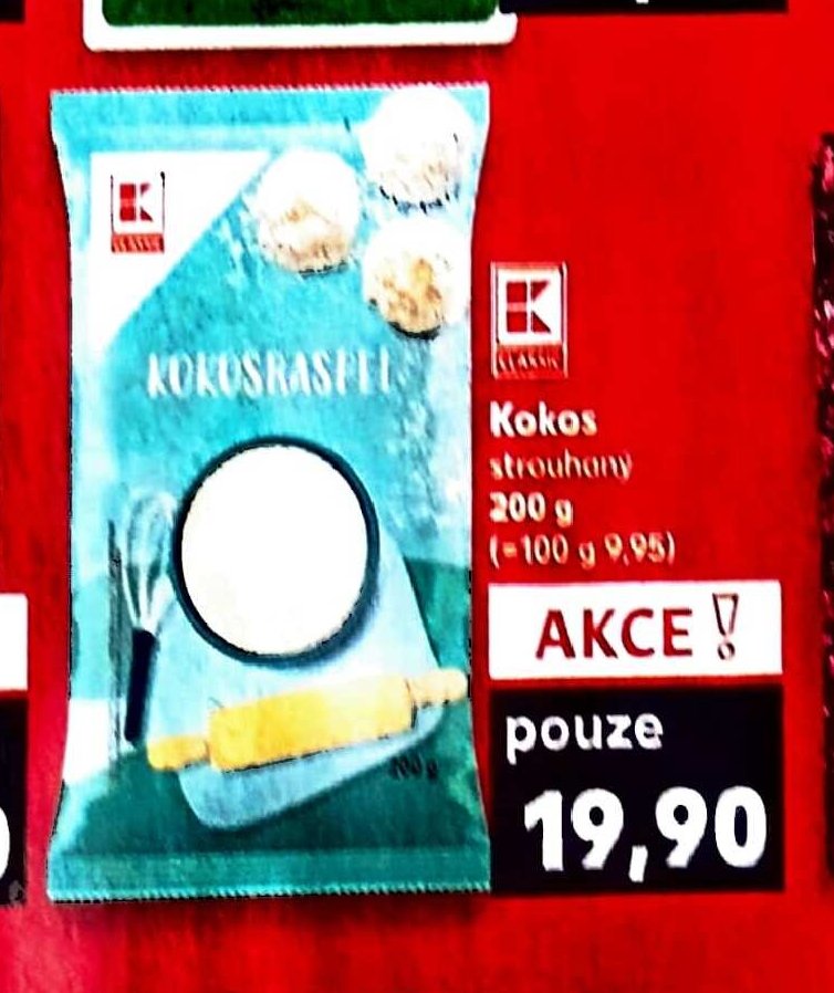 Kokos strouhaný