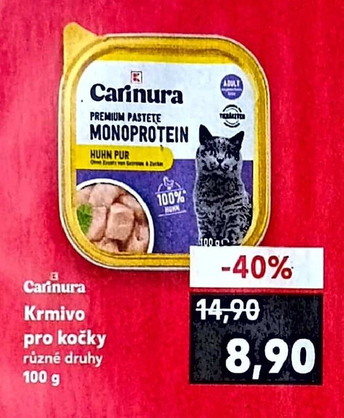 Carinura krmivo pro kočky 100 g