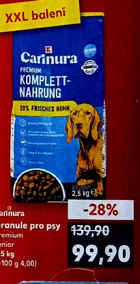 Carinura kompletní krmivo 2,5 kg