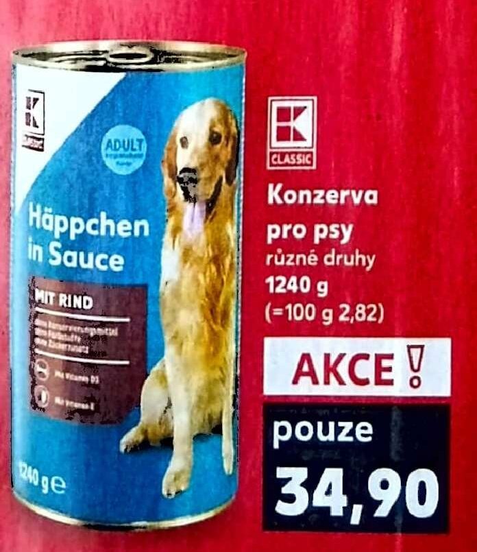 Konzerva pro psy 1240 g
