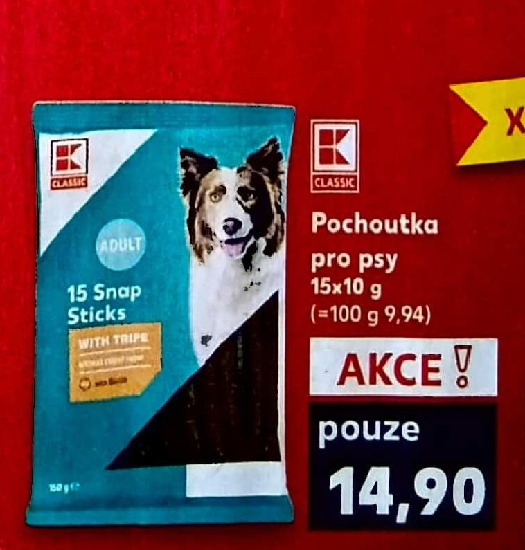 Pochoutka pro psy 15x10 g